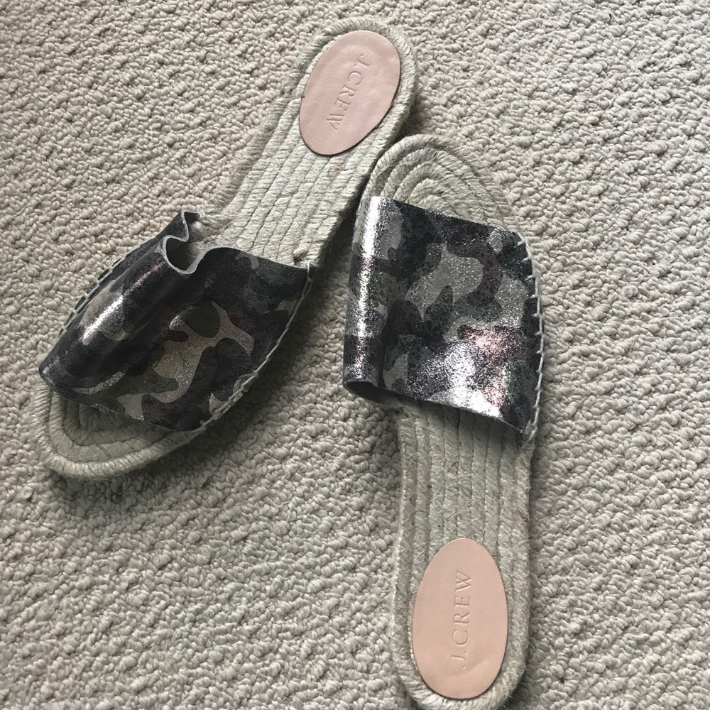 J crew sandals/ slides